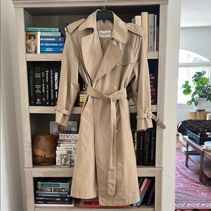 Vintage Classic Tan Trench Coat